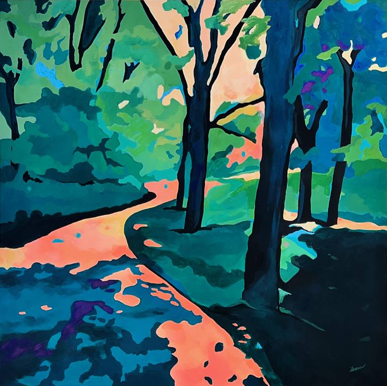 Light Shines Through Painting